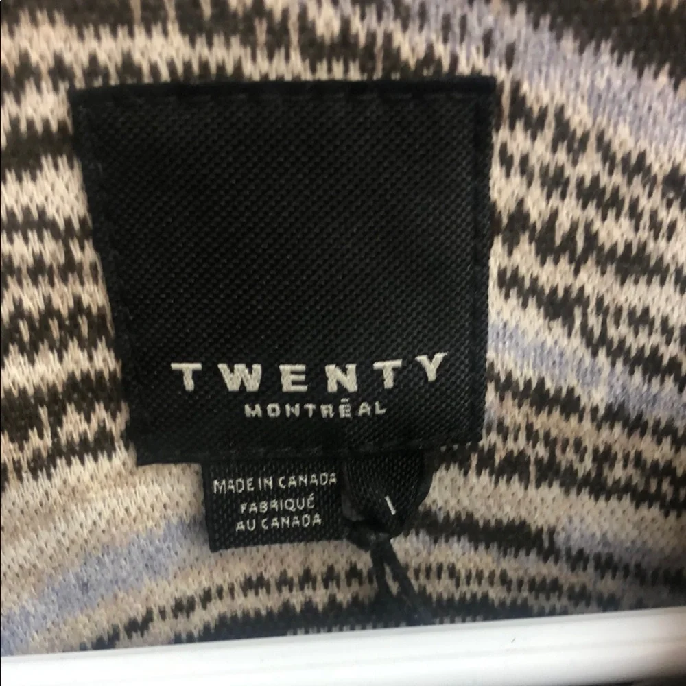 Twenty Montreal “Mocha Swirl”  Stretchy Trucker Jacket - Picture 2 of 5